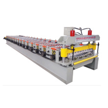 China Color steel corrugated metal roofing sheet making bending cutting machine